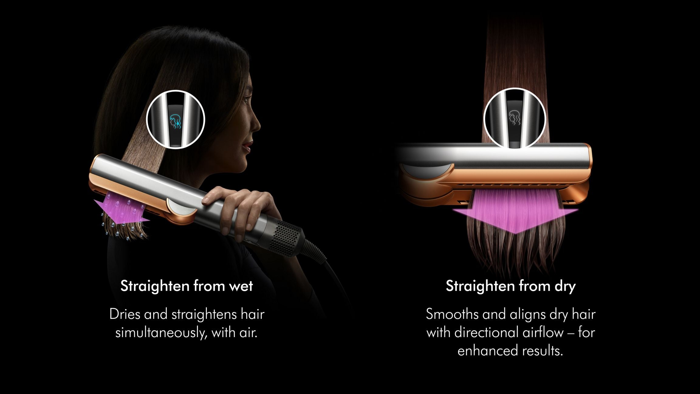 Dyson Airstrait™ dryer andstraightener