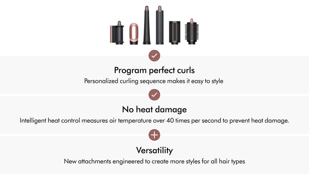 Dyson Airwrap i.d.™ multi-stylerand dryer Straight+Wavy (Ceramic Pink/Rose Gold)