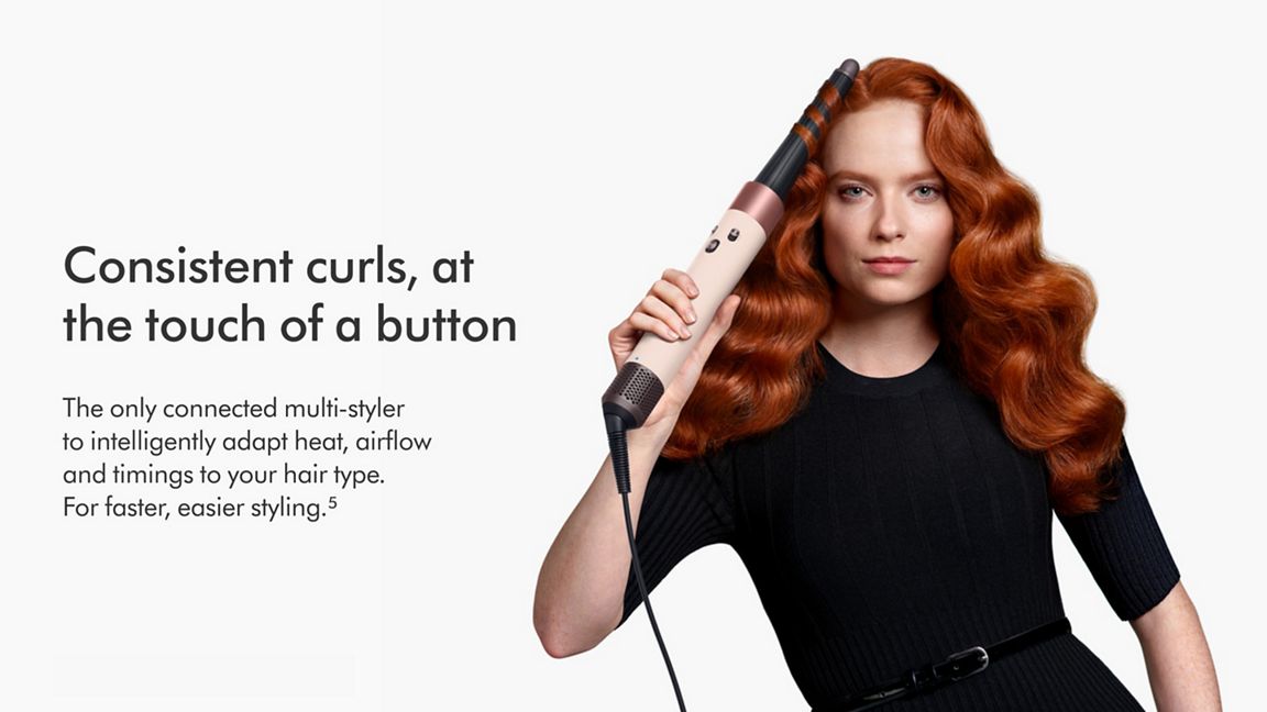 Dyson Airwrap i.d.™ multi-stylerand dryer Straight+Wavy (Ceramic Pink/Rose Gold)