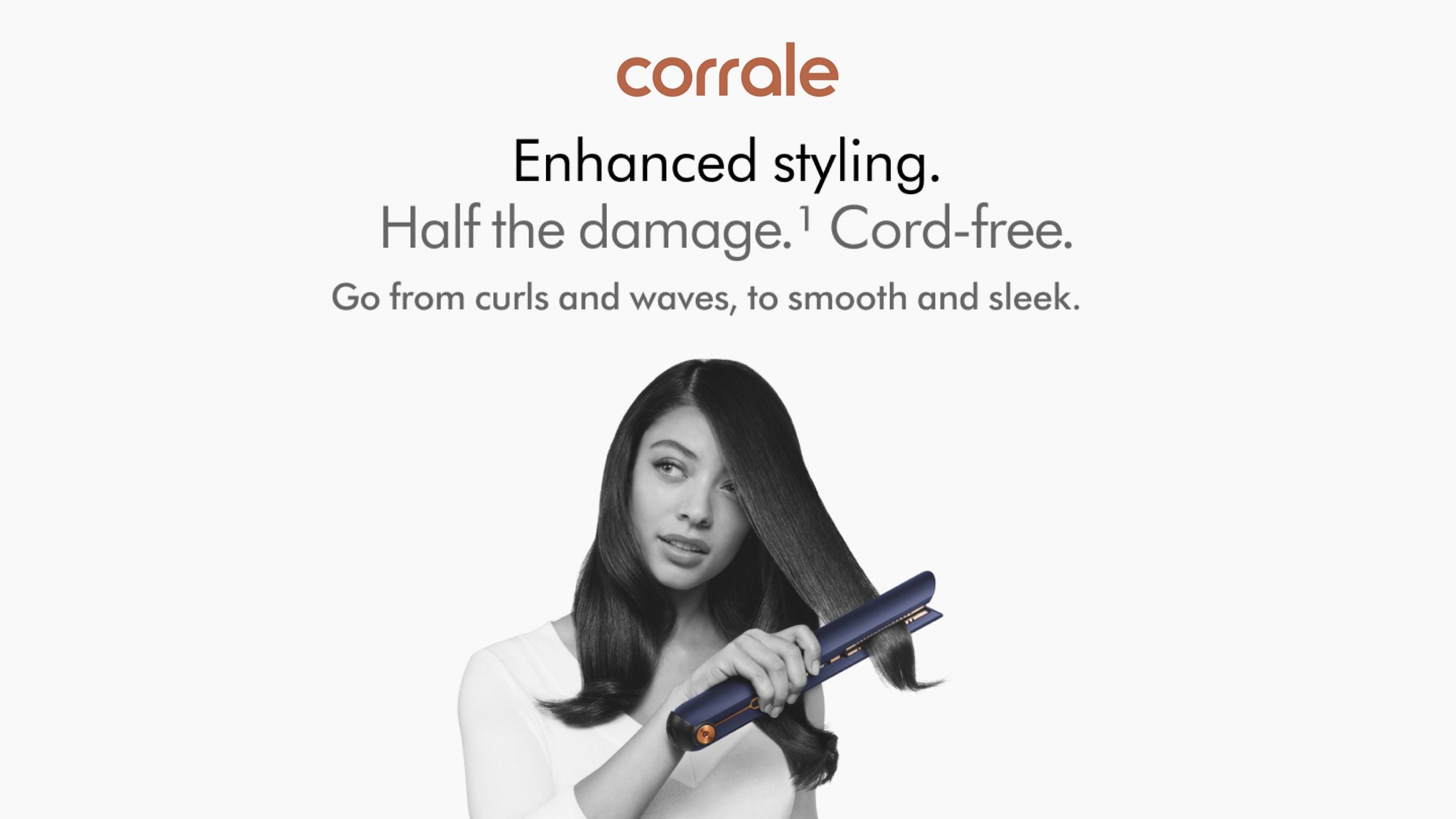 Dyson Corrale™ stylerstraightener (Prussian Blue/RichCopper)