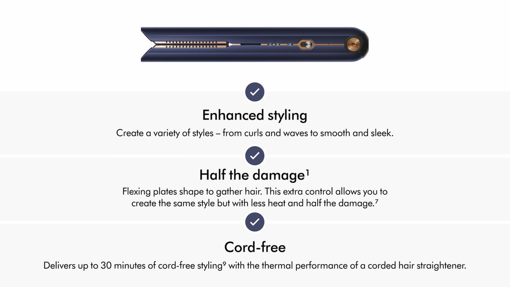 Dyson Corrale™ stylerstraightener (Prussian Blue/RichCopper)