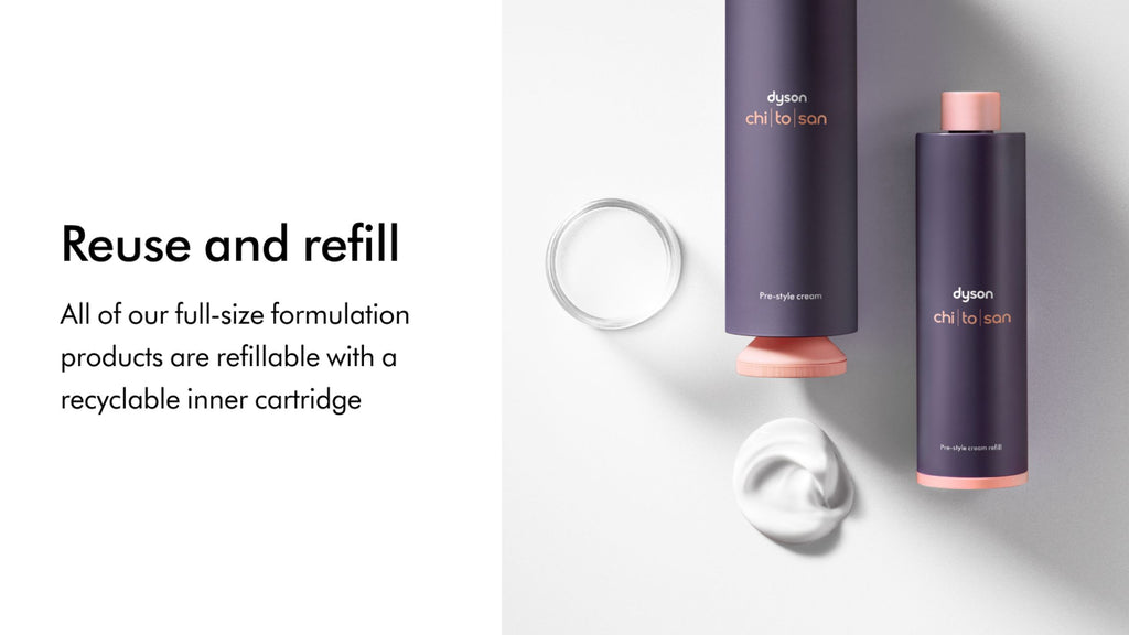 Dyson Chitosan™ Pre-stylecream Straight to wavy lightconditioning